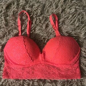 NWOT Pink Push-up Bralette